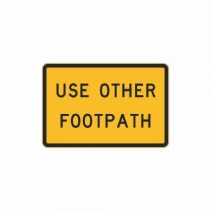 Use Other Footpath 900 x 600mm 3M Class 1 SST8-3A Swing Sign