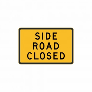 Side Road Closed 900 x 600mm 3M Class 1 SST-SRCA Swing Sign