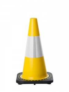 Revolution 450mm 1.5 kg Traffic Cone (Yellow) W/H 3M Tape
