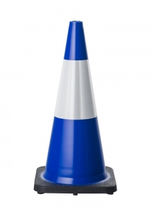 Revolution 700mm 3.2 kg Traffic Cone (Blue) W/H 3M Tape