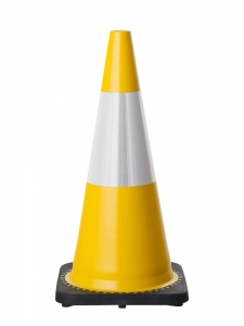 Revolution 700mm 3.2 kg Traffic Cone (Yellow) W/H 3M Tape