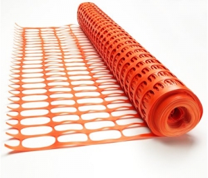 Standard Plastic Barrier Mesh 50M Roll X 1M High (8Kg)