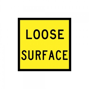 Loose Surface (Text) 600 x 600mm Corflute Yellow C1 TC2282